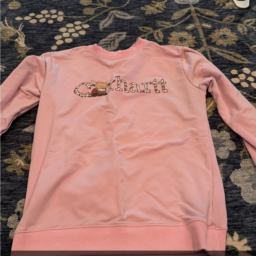 Carhartt Light Pink Logo Sweatshirt
